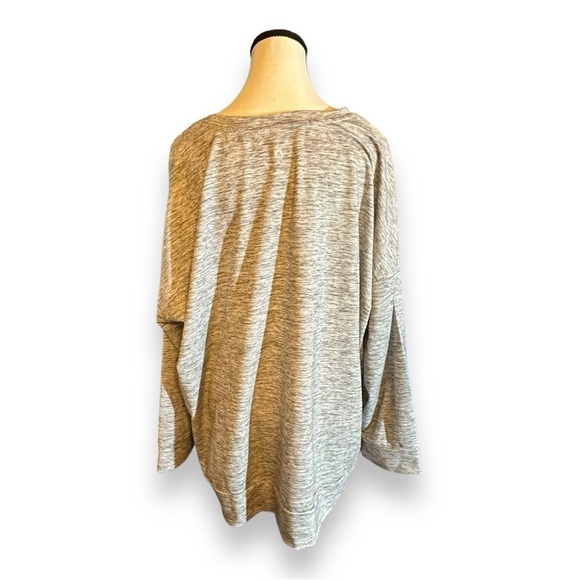 Women’s 3X Hyba Grey Performance Moisture Wicking Yoga Sweatshirt 22 24 3XL XXXL - Picture 5 of 8